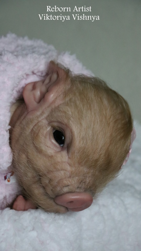 Поросенок Мила... куколка реборн Виктории Вишни