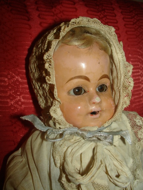Моя коллекция. Антикварные младенцы. Малыш в длинном платье (фото 2)