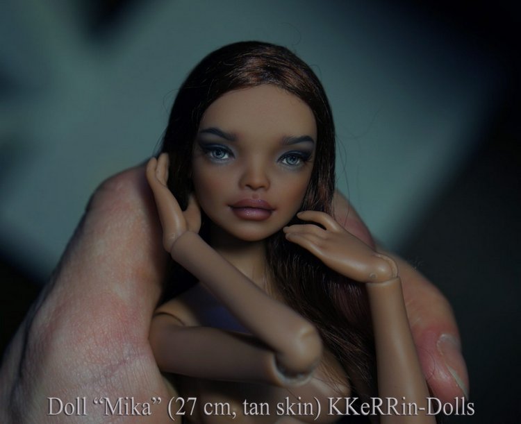 Шарнирная авторская кукла "Мика" (27см) от KKeRRin-Dolls (1часть)