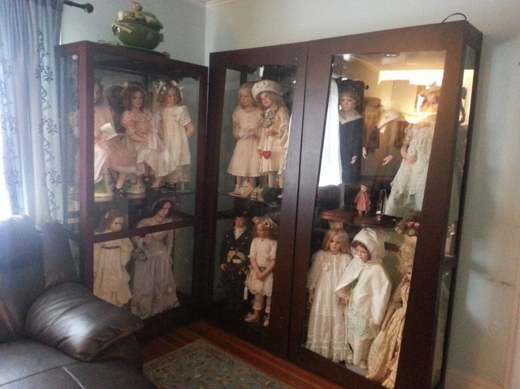 История о том, как я поставила кукол в витрину. Проект "За стеклом"