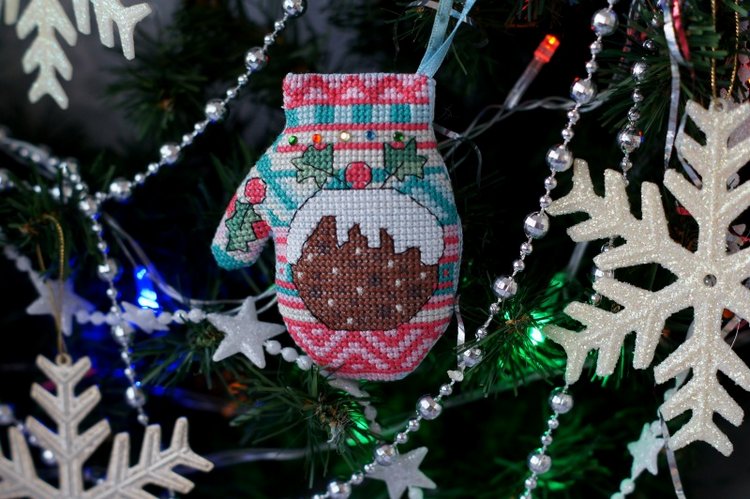 Новый год ручной работы — Вышивка крестиком (фото 10)