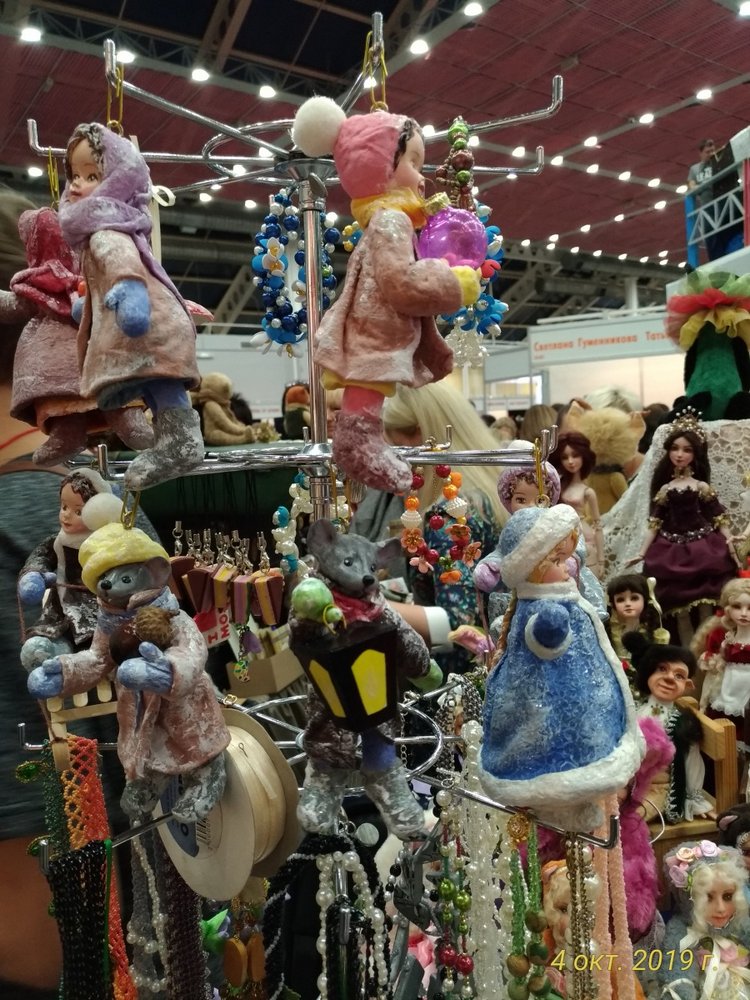 XV Международный Салон Авторских кукол на Тишинке моими глазами. Часть II