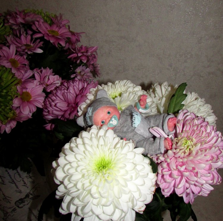 " В листочках зимних Хризантем"