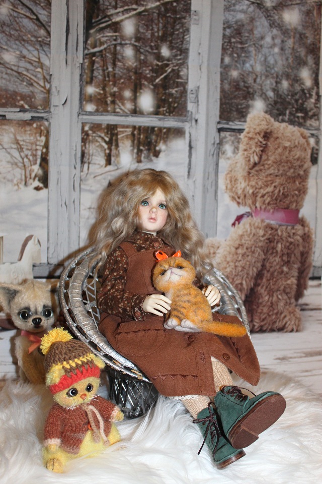 В Рождественский сочельник. Розочка в ожидании Рождества