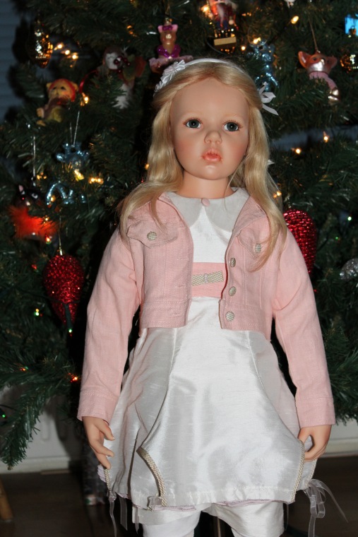 Новогодняя елка с моими куклами от Hildegard Gunzel