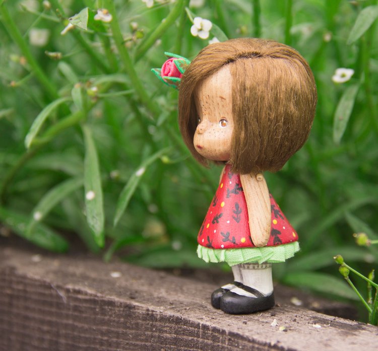 Все любят Рози. Маленькая каштановая девочка 6,5 см (фото 7)