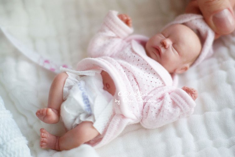 Эмили. Авторская кукла-младенец Ольги Соколовой (фото 4)