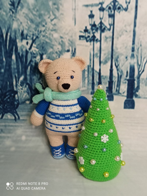 Мишки-близняшки — Вязаные игрушки и амигуруми: крючком (фото 9)