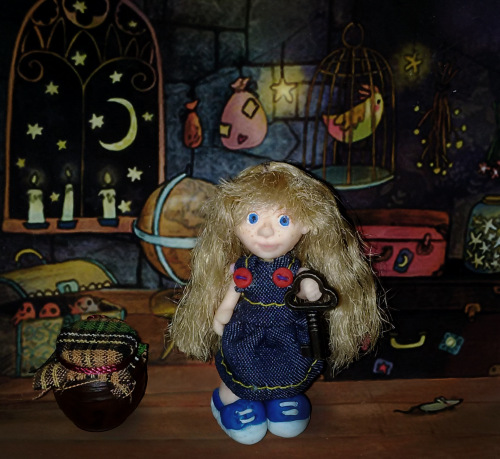 На чердаке — Авторские миниатюрные куклы: лепка (фото 4)