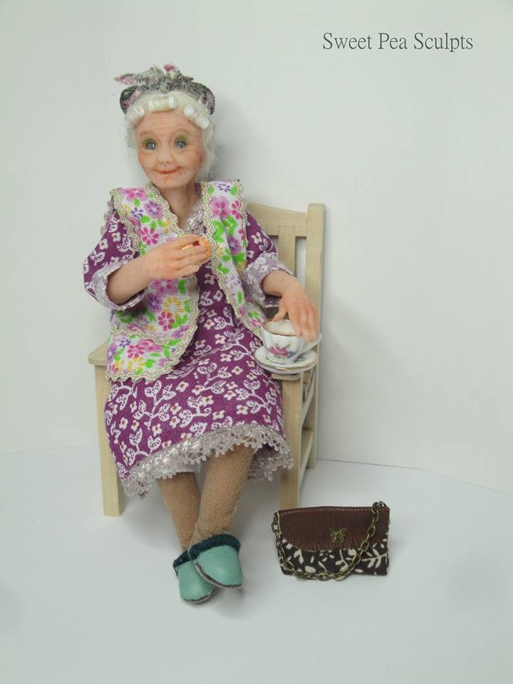 Sweet Pea Sculpts - Original Artist Miniature Dolls and Figurines made from Polymer Clay - часть 1