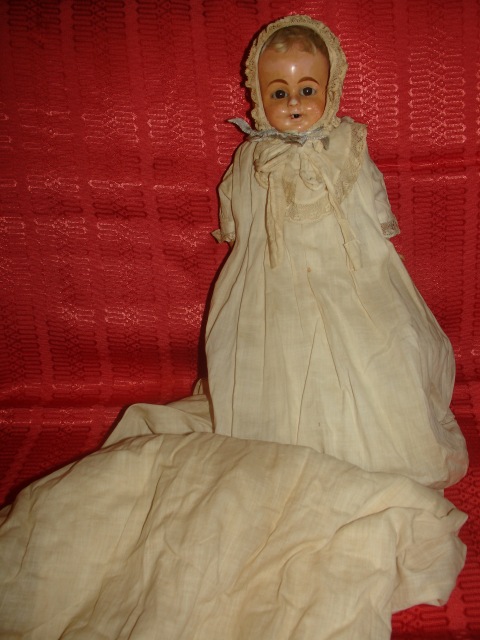 Моя коллекция. Антикварные младенцы. Малыш в длинном платье (фото 3)