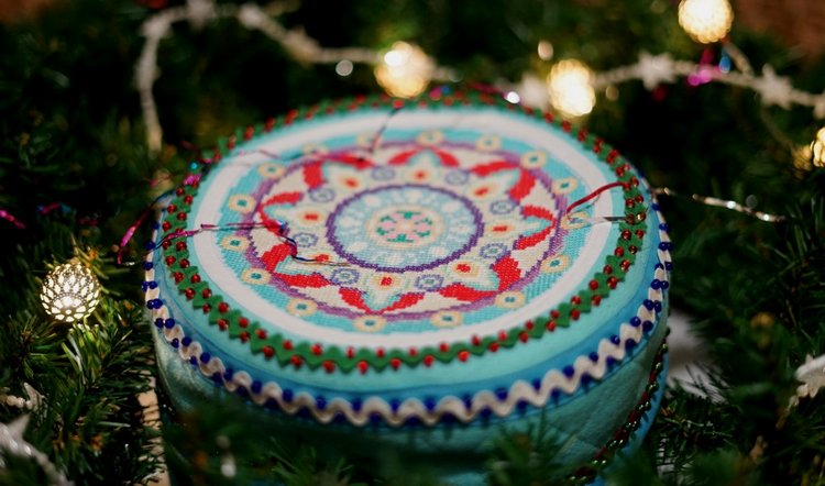 Шкатулка для игрушек — Вышивка крестиком (фото 3)