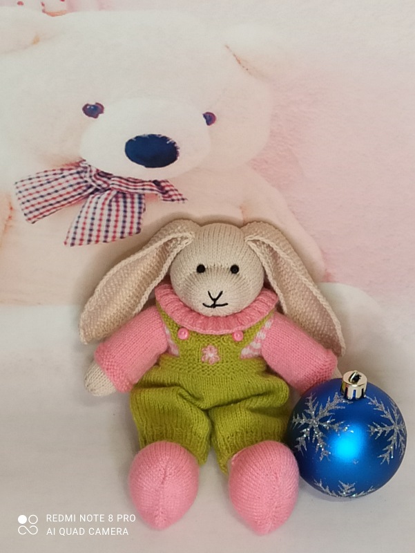 Заюшка — Вязаные игрушки и амигуруми: крючком (фото 7)