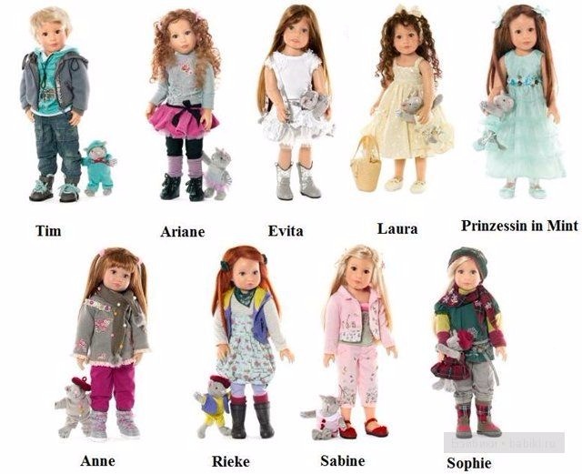 Кидзы в лицах. Куклы 2012 года