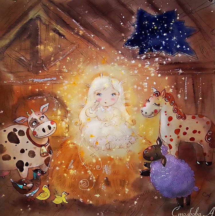 Волшебные иллюстрации — Интересное обо всем: поздравления