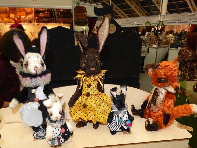 XV Международный осенний салон авторских кукол на Тишинке с 4 по 6 октября 2019 года в Москве - часть 3