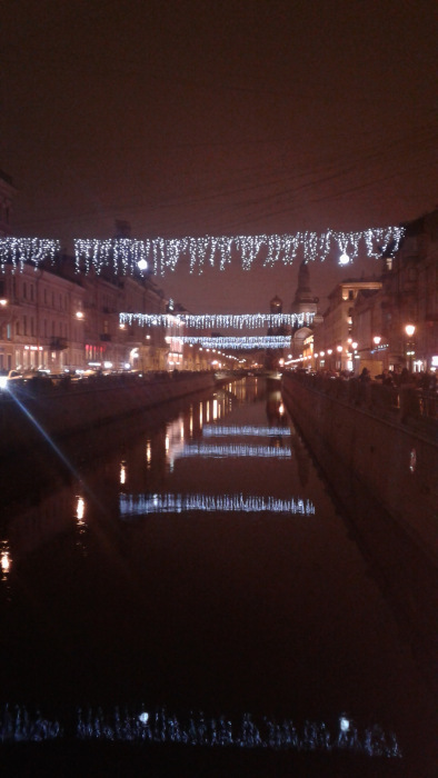 Предновогодний Петербург 2019, прогулка по Невскому проспекту