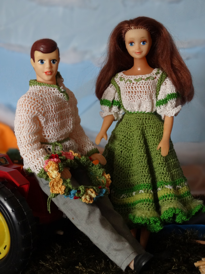 Сельская романтика для стареньких кукол