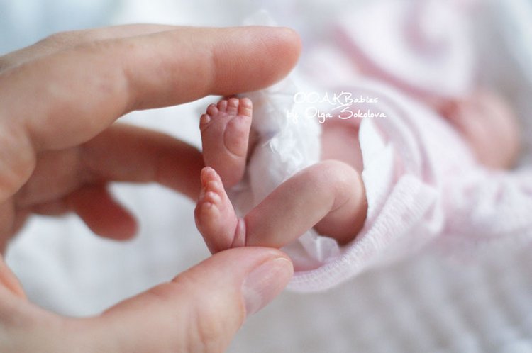 Эмили. Авторская кукла-младенец Ольги Соколовой (фото 6)