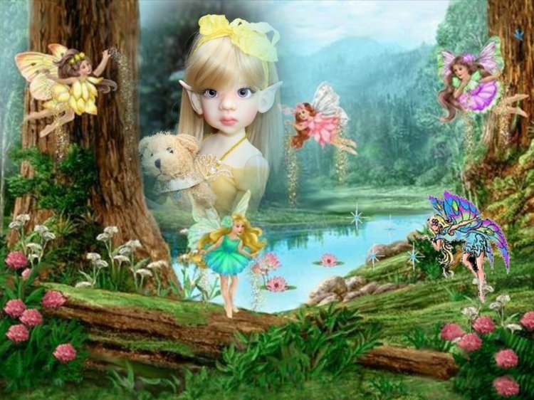 Талисса в Волшебном лесу — Куклы Kaye Wiggs (Кайе Виггс): авторские BJD (БЖД)