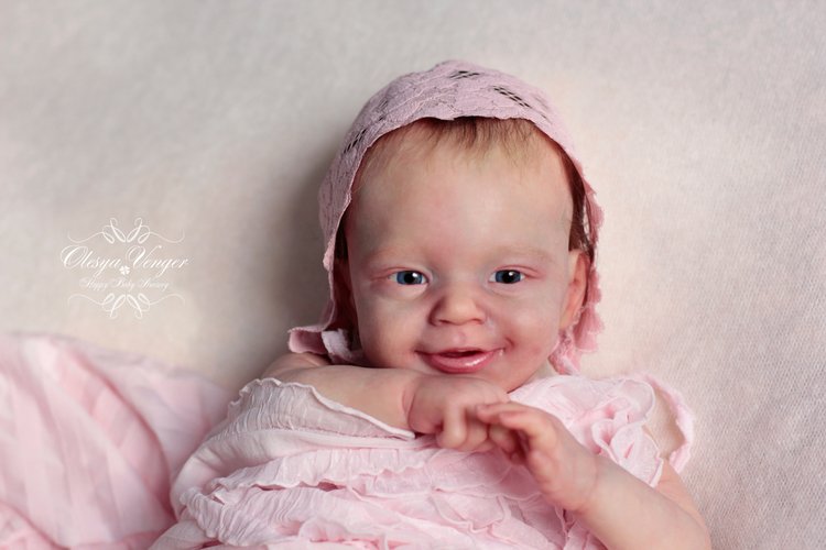 Моё новогоднее солнышко. Малышка из молда Санни. Кукла реборн Олеси Венгер (фото 5)