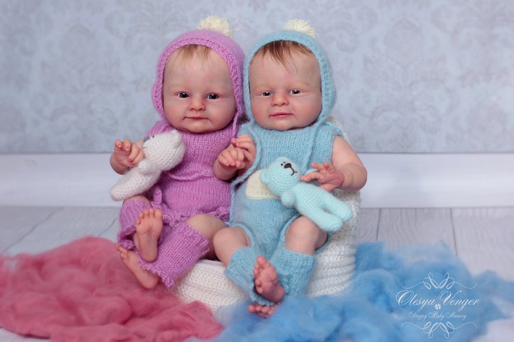 Прототипы Марк и Мэри от Ольги Ауэр ( Marc and Mary by Olga Auer). Куклы реборн Олеси Венгер (фото 4)