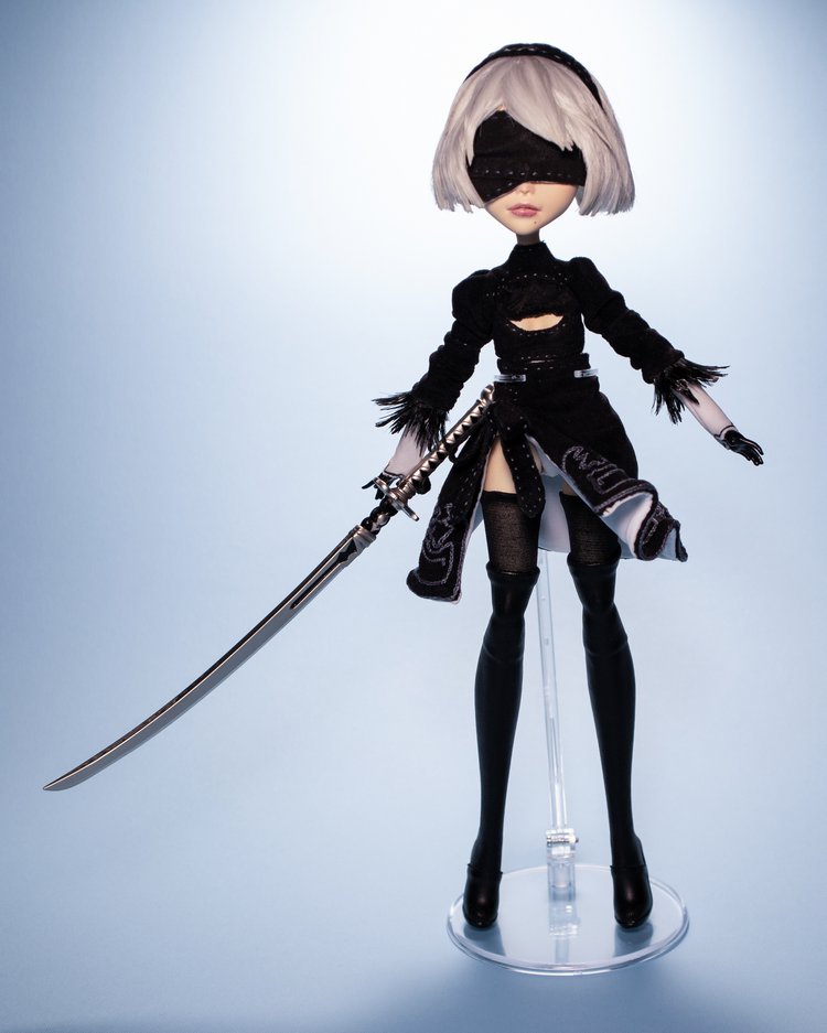 OOAK YoRHa No.2 Type B или 2B из NieR: Automata (фото 5)
