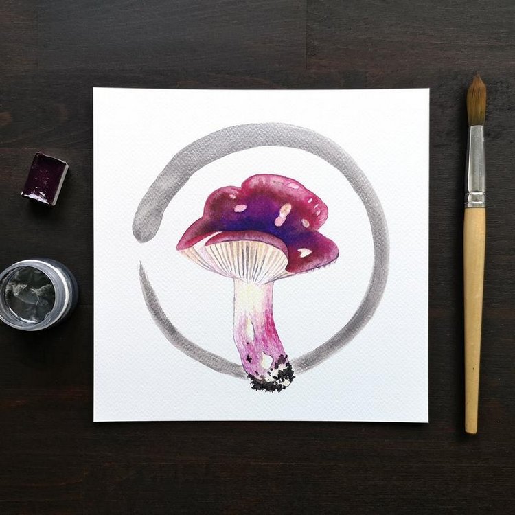 SnailMaidenStudio - Акварельные иллюстрации маленьких живых существ (фото 10)