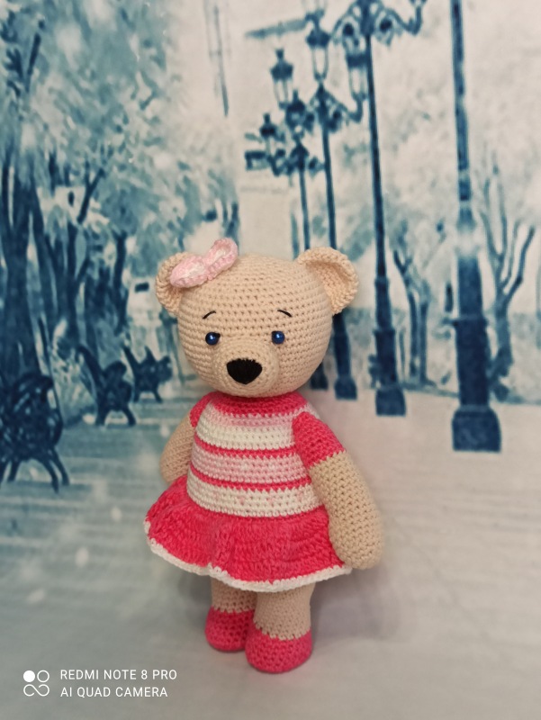 Мишки-близняшки — Вязаные игрушки и амигуруми: крючком (фото 4)