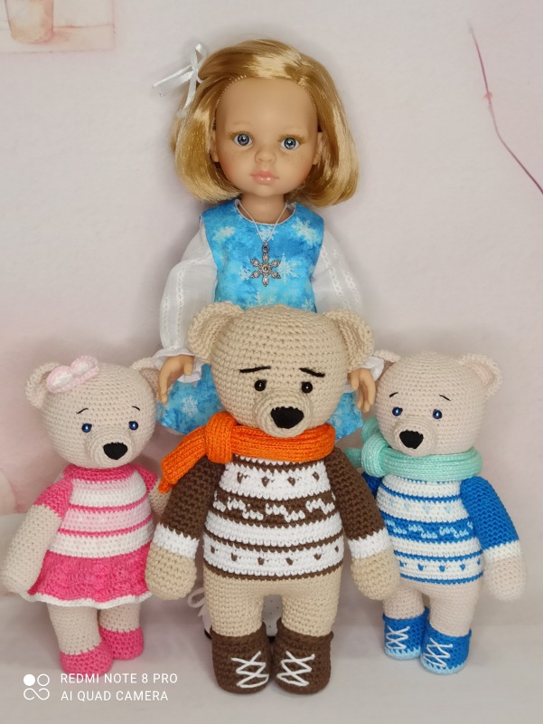 Мишки-близняшки — Вязаные игрушки и амигуруми: крючком