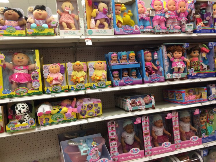 А не пройтись ли нам по магазинам? универмаг Target, детский отдел