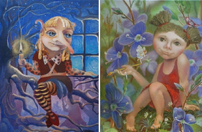 Сказочные полотна в стиле фэнтези Надежды Ильиной