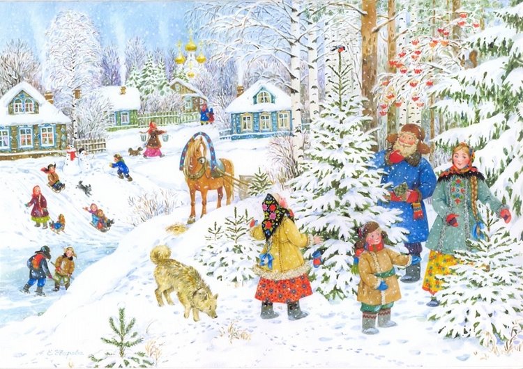 Иллюстрации Елены Уваровой