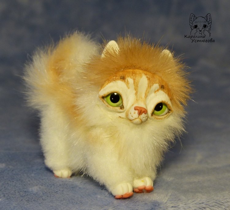 Щенок Хаски, миниатюра. Рыжий окрас (фото 2)