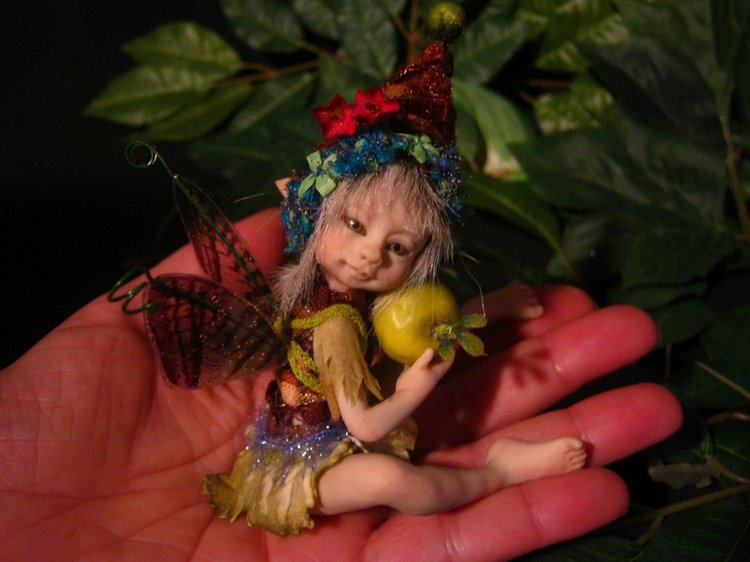 OOAK Creations Fairy - Dolls in Polymer Clay - Fimo by Paola Erriu - Авторские скульптуры из полимерной глины (фото 6)