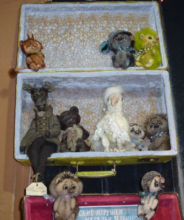 X Юбилейная выставка - Искусство Куклы (Гостиный Двор - 2019) - ЁЖИКИ и СОВУШКИ