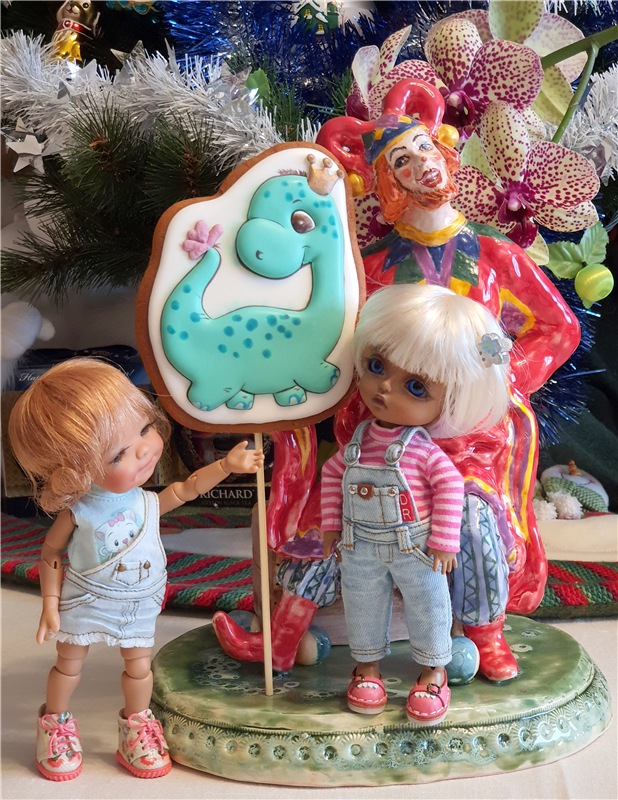 Динозаврики | Бэйбики Динозаврики — Куклы Meadow dolls (Медовушки): BJD (БЖД)