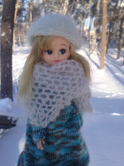 Снежная фотосессия с Licca, Takara