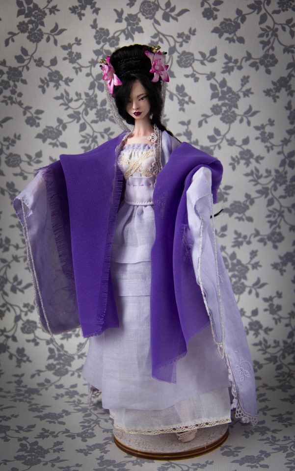 Лянфэн. Фарфоровая шарнирная кукла от Skvorkadolls (фото 7)