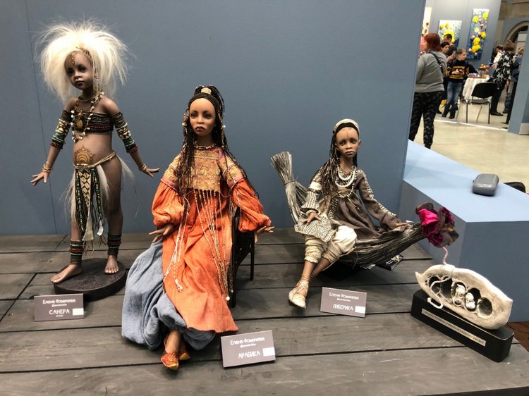 "Искусство куклы" 2019 - приглашаю прогуляться по выставке... ч.2