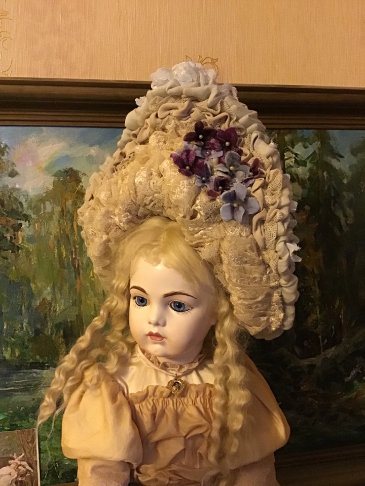 Мой первый бонет в этом году - Пармские фиалки | Бэйбики Мой первый бонет в этом году - Пармские фиалки (фото 2)