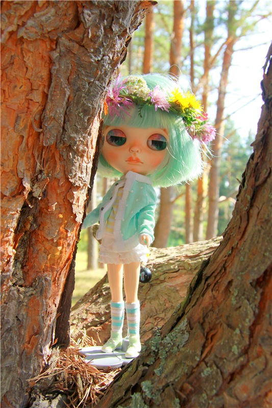 Инопланетянка Нийя. Custom Blythe Doll UFO Go Go Takara