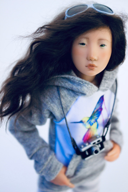 Лейсан. Авторская кукла "Наби" Юлии Решетниковой. Quiethousedoll (фото 5)