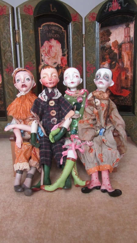 Коротенькая история жизни Печалек, авторских фарфоровых куколок (фото 2)