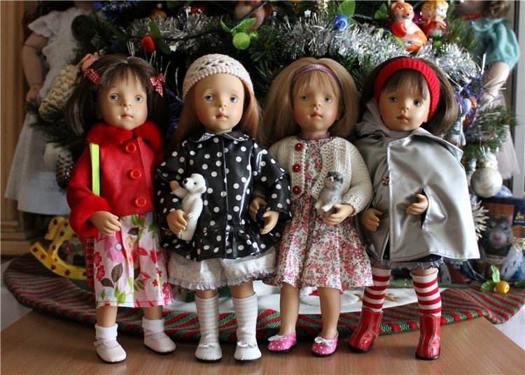 Моя коллекция кукол с авторской росписью Sylvia Natterer