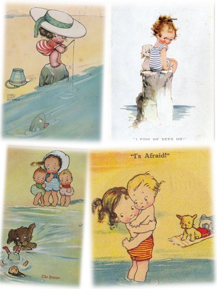 Beatrice Perini. Авторские работы ООАК из глины "терракота" - Mabel Lucie Attwell, часть 2 (фото 10)