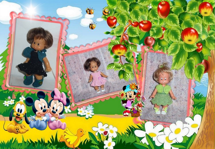 Мои куколки SCHALKAU и коллекция вязаных нарядов