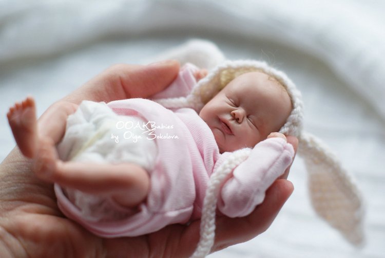 Авторский младенец Шарлотта. ООАК Ольги Соколовой (фото 3)