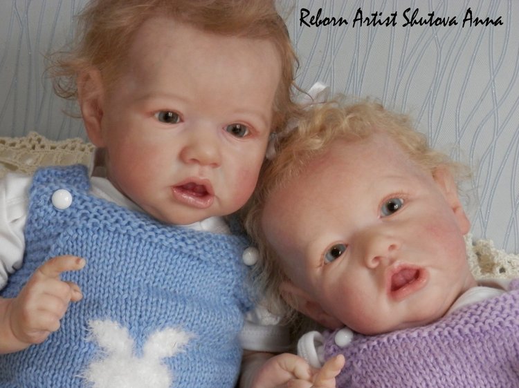 Сладкая парочка зайчат — Куклы Реборн (Reborn): работы мастеров (фото 5)