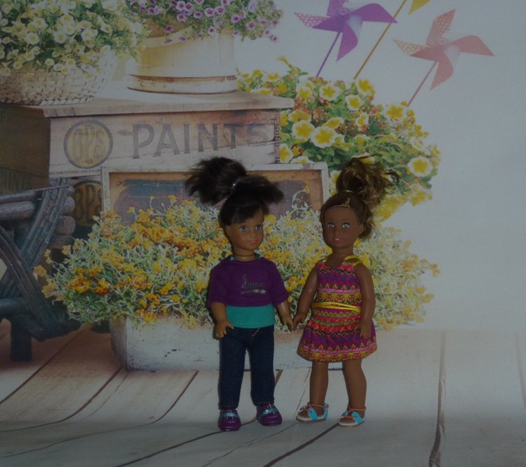 Моя прелестная куколка Лея от American Girl mini (фото 8)